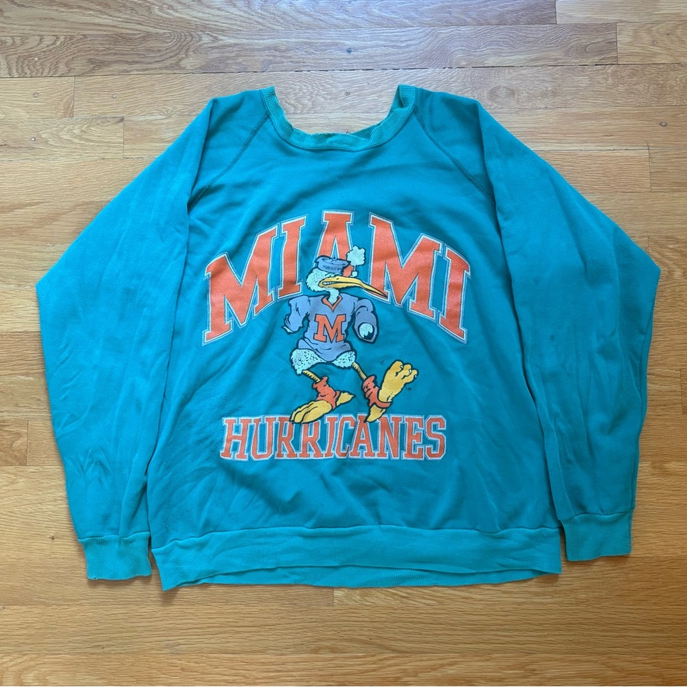 90s Miami Hurricanes Sweatshirt